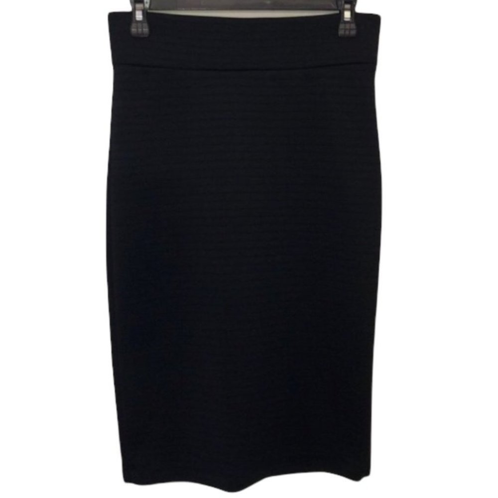 Michael Michael Kors Ribbed Pencil Skirt, Black